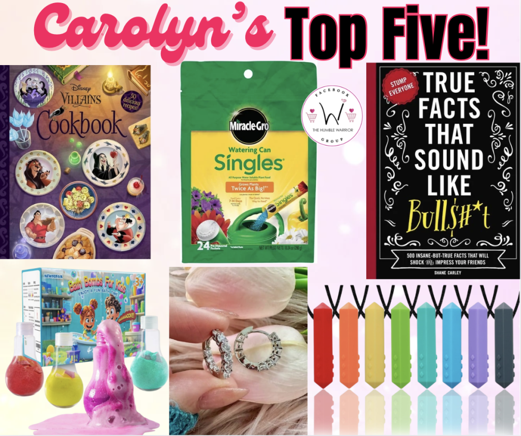 Carolyn’s Top Five!